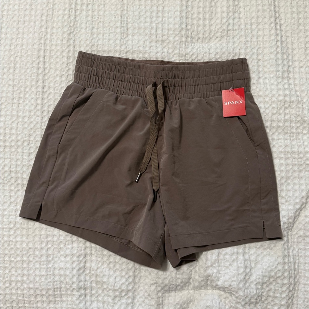 SPANX Taupe Casual Shorts